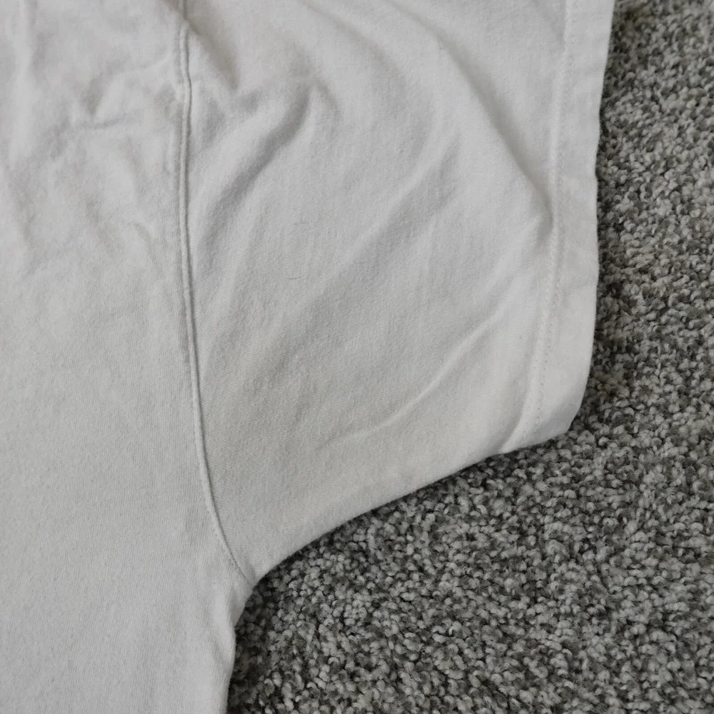 Champion Shirt Mens Large White Black Spell Out Preppy‎ Casual Athletic Active - Picture 2 of 14